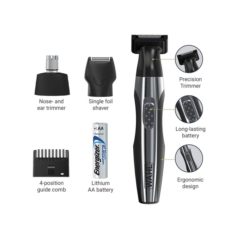 Wahl Travel Kit Deluxe Sort, Rustfrit stl #2