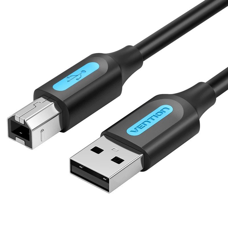 Vention COQBF USB-kabel USB 2.0 1 m USB A USB B Sort #1