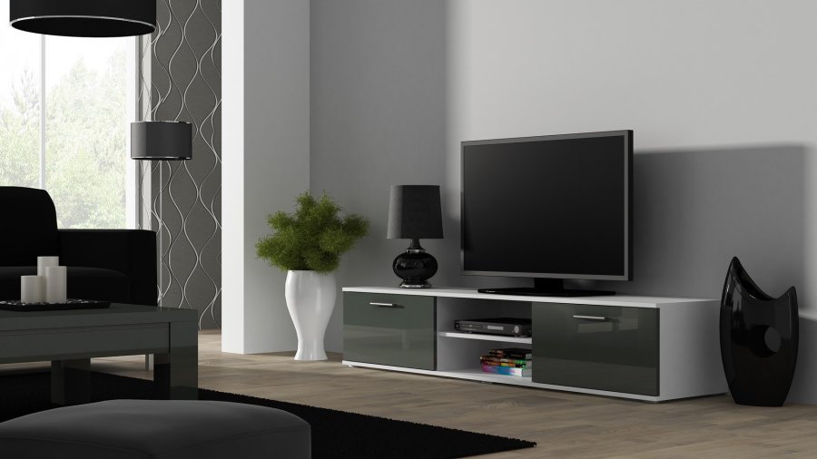Cama SOHO RTV180BI/SZ TV stativ & underholdningscenter 1 hylder #1