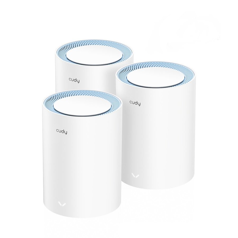 Cudy M1200 3-PACK mesh Wi-Fi-system Dual-band (2,4 GHz / 5 GHz) Wi-Fi 5 (802.11ac) Hvid 1 Intern #1