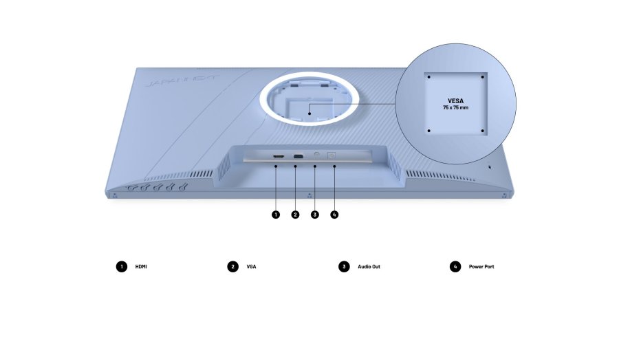 JAPANNEXT JN-I238FHD120F-HSP-BB computersk�rm 60,5 cm (23.8