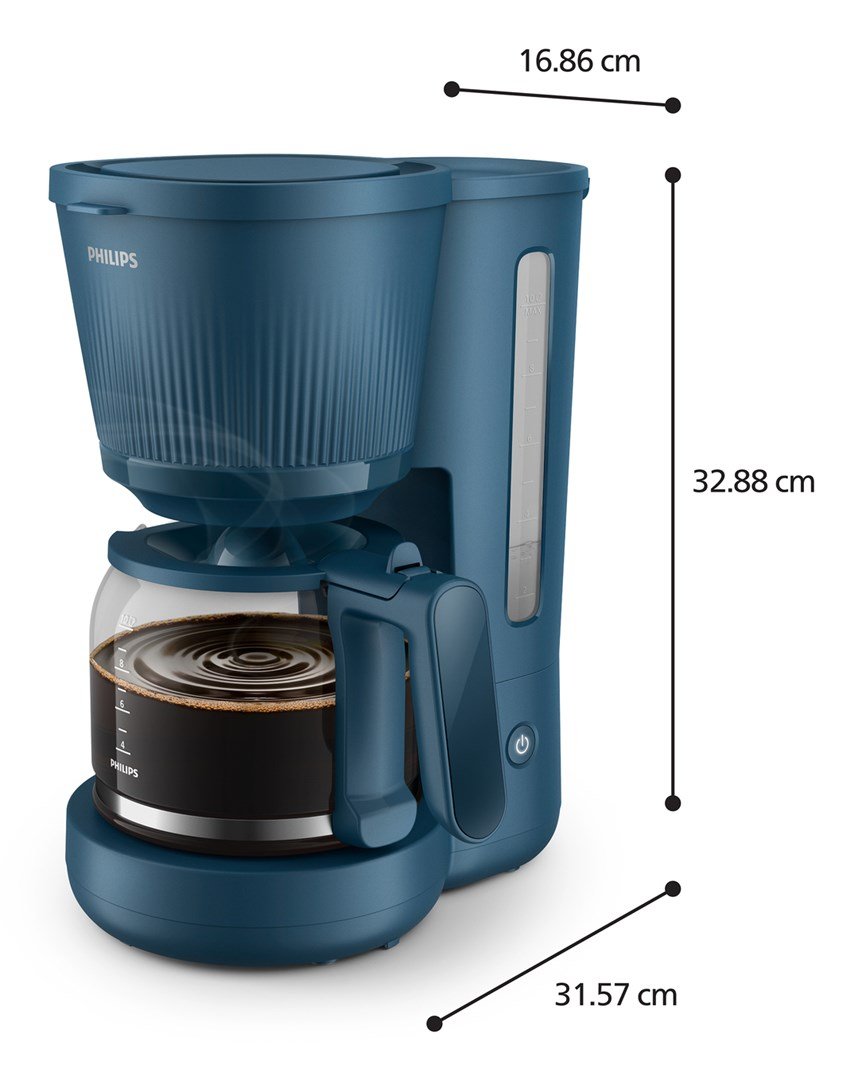 Drip Coffee Machine Philips HD7411/70 Bl 1,3 L #3