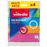 Mikrofiber rengringsklud Vileda 155717 Bl Hvid Grn Orange Mrkegr (4 enheder) (4 Dele) #1