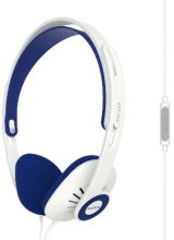 Koss KPH30i Hovedtelefoner Ledningsfrt Headset Bl, Hvid #1