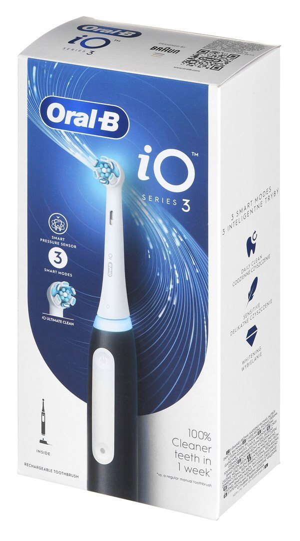 Braun Oral-B iO3 Matt Black elektrisk tandbrste #8
