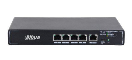 Dahua Technology SMG1005 netv�rksswitch Ikke administreret 2.5G Ethernet (100/1000/2500) Sort #1