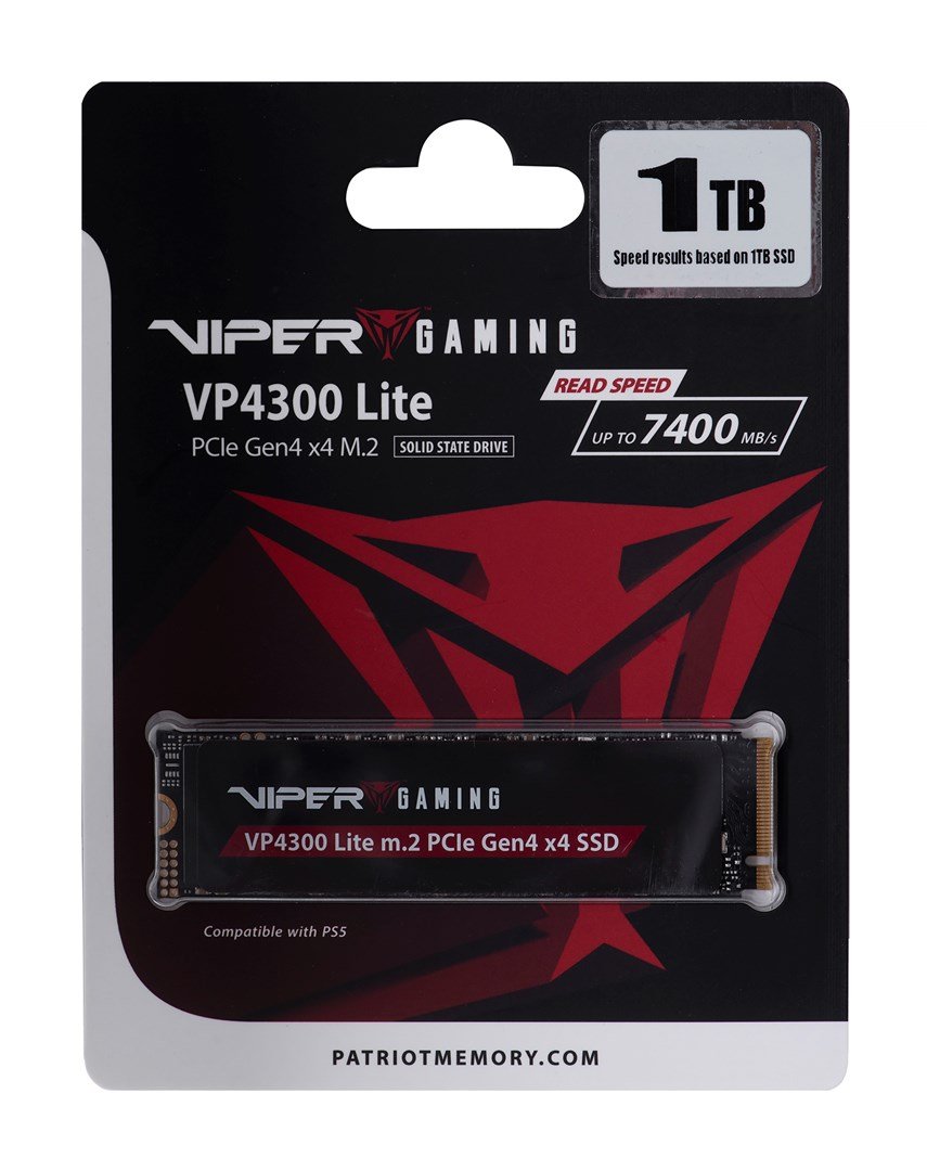 Patriot Memory VP4300 Lite M.2 1 TB PCI Express 4.0 NVMe (VP4300L1TBM28H) #1