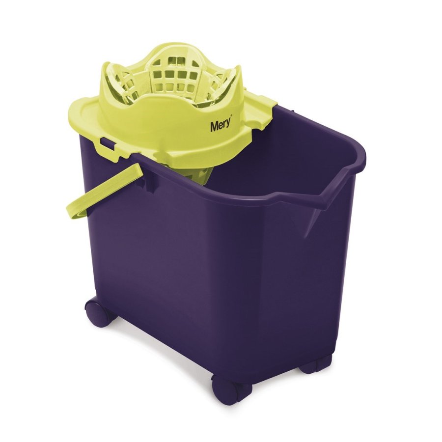 MERY Rectangular bucket on wheels with squeezer 20 ltr #2
