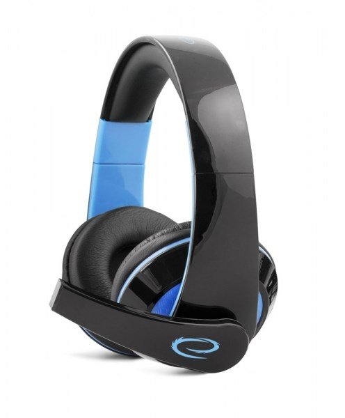 Esperanza EGH300B Headset Ledningsfrt Spil Sort, Bl #1