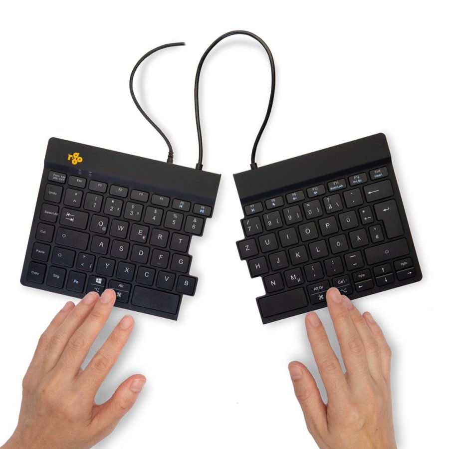 R-Go Tools Ergonomisch toetsenbord R-Go Split Break v2 met pauzesoftware, gesplitst toetsenbord, QWERTZ (DE), bedraad, zwart #6
