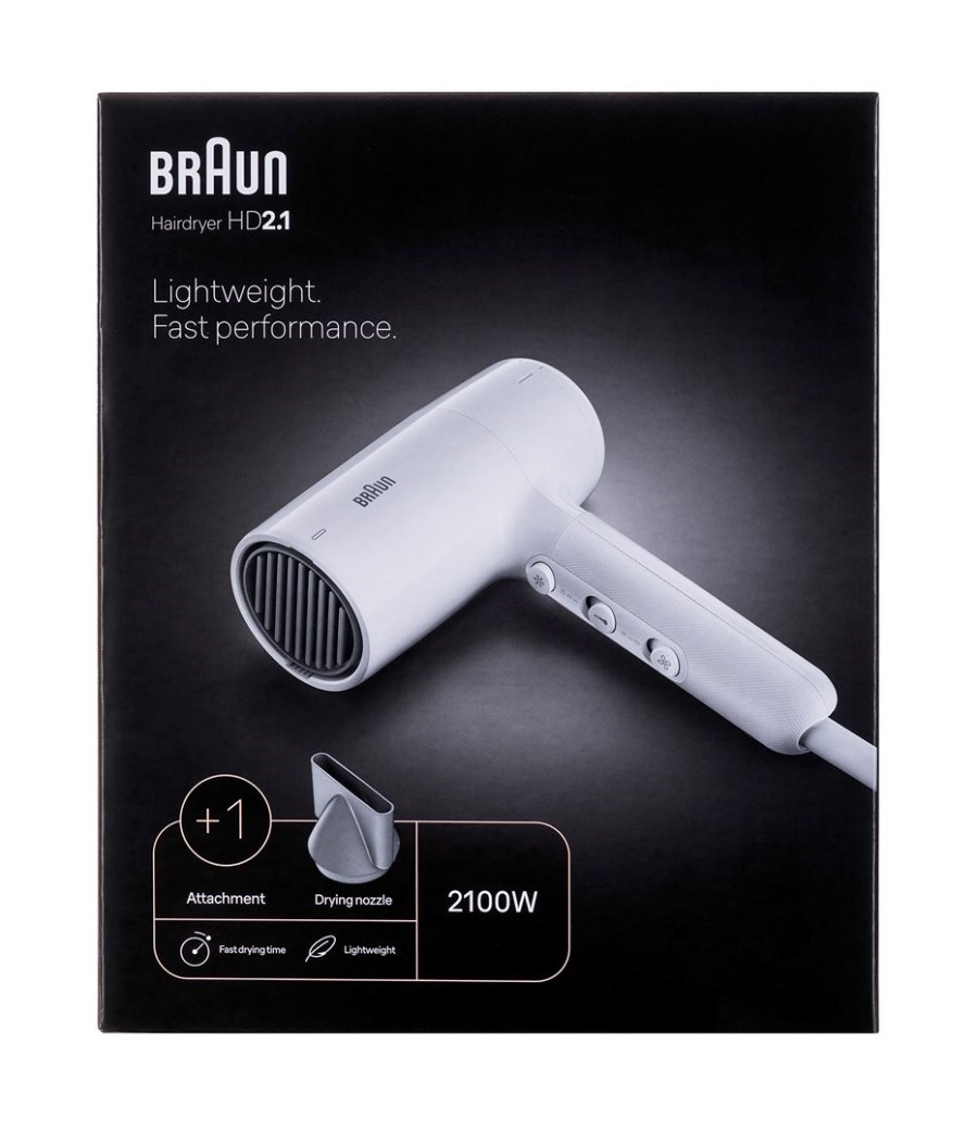 Braun HD 2.1 wit hrtrrer 2100 W Hvid #15