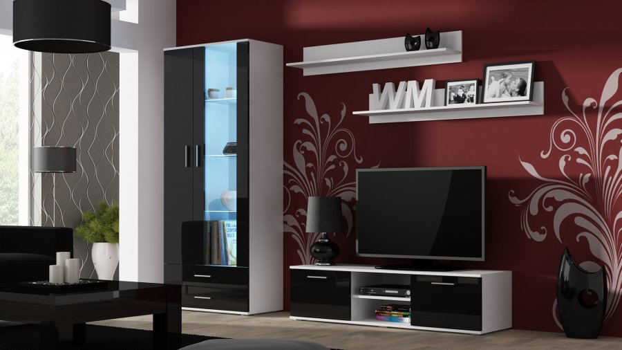 Cama SOHORTV140BI/CZ TV stativ & underholdningscenter 1 hylder #3