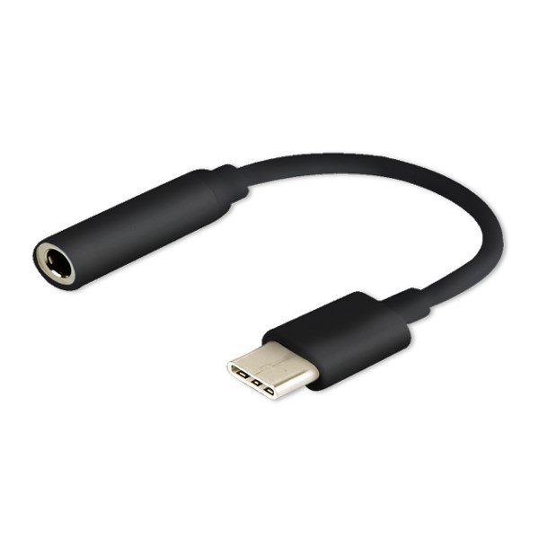 Savio Audio Adapter - USB Type 3.1 C (M) - Jack 3.5mm (F) - Sort AK-35B #1