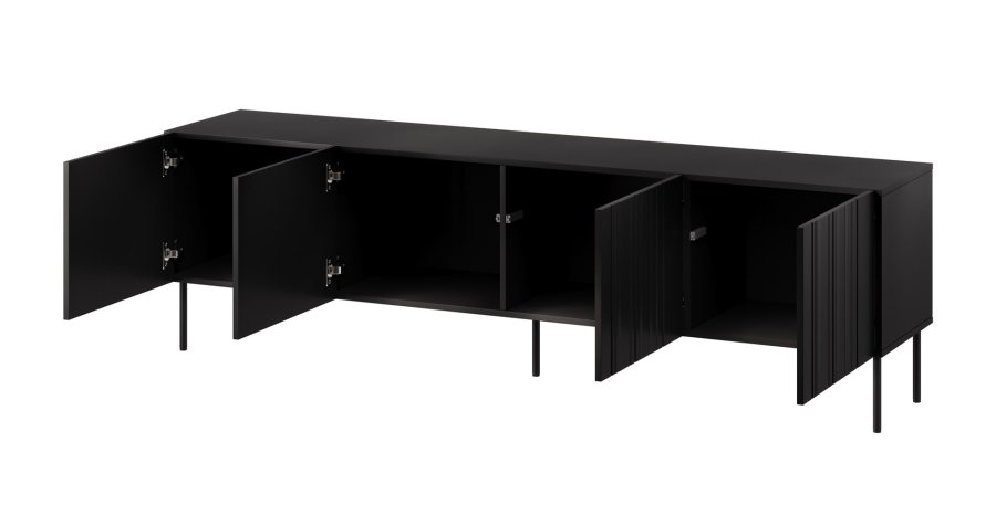 Cama RTV-skab ISLA 200x40x60 mat sort #2