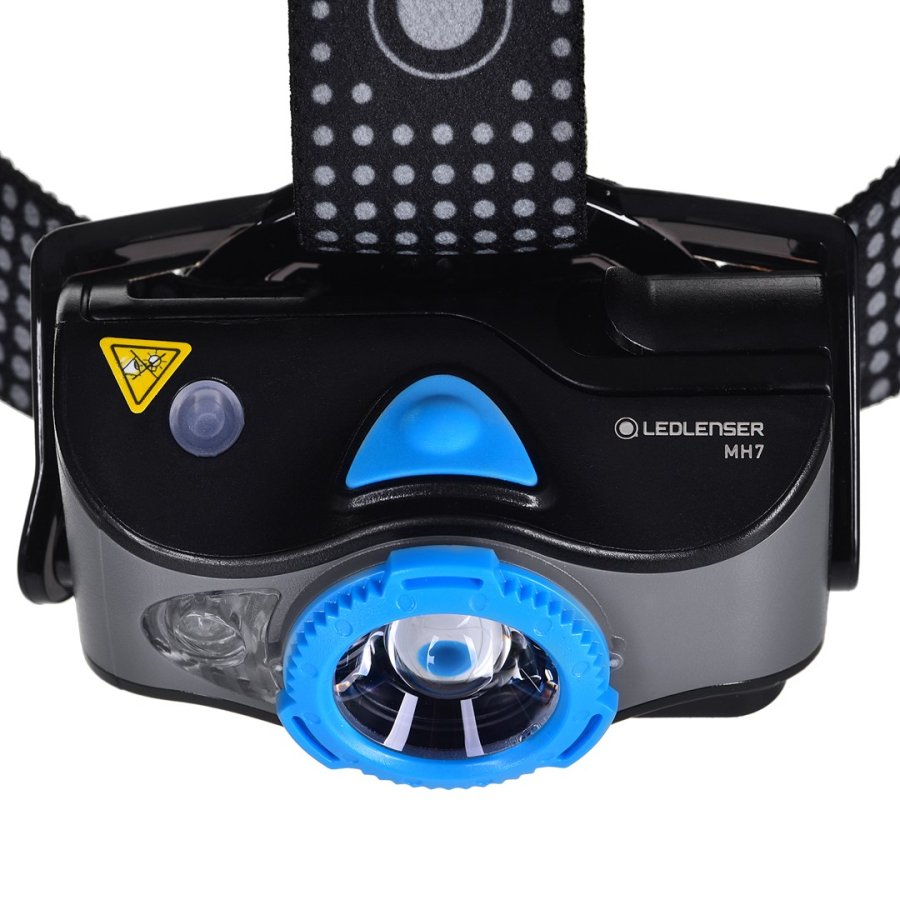 Ledlenser MH7 Sort, Bl Hovedbnd lommelygte LED #5