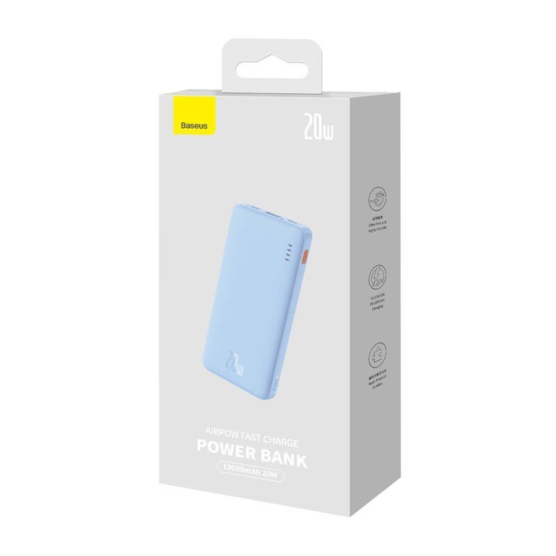 Baseus Airpow Lithium-polymer powerbank 10000 mAh 20 W Bl #22