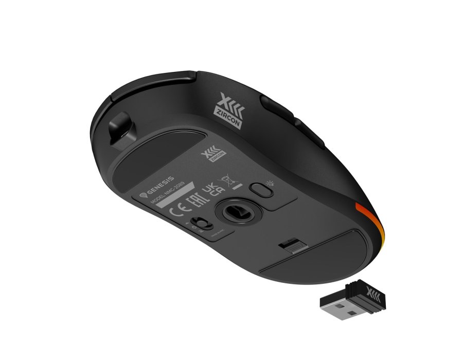 GENESIS Zircon XIII mus Spil Ambidextrous RF Wireless + USB Type-C Optisk 26000 dpi #12