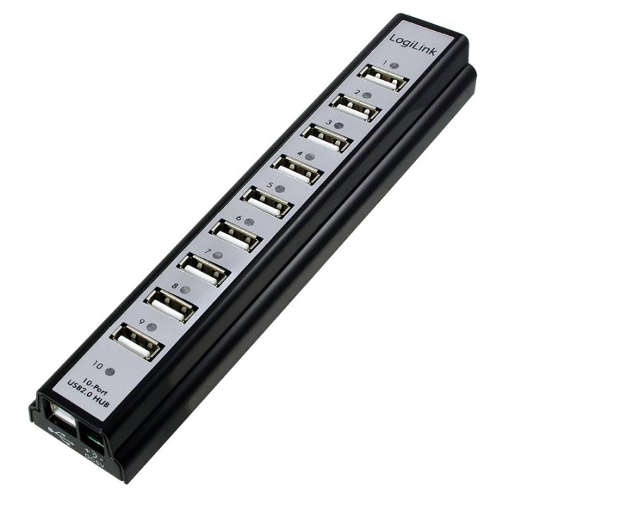 LogiLink UA0096 interface hub 480 Mbit/s Sort #5