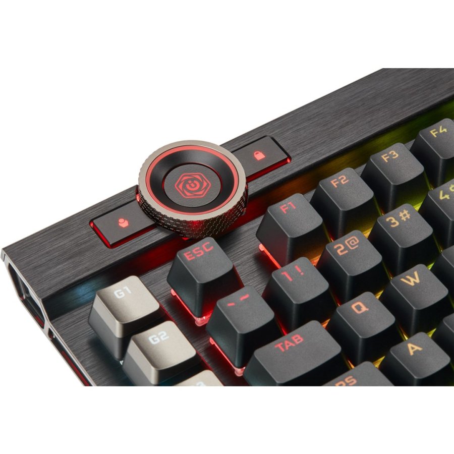 Corsair K100 RGB Optical-Mechanical Gaming tastatur Spil USB QWERTZ Tysk Sort #6