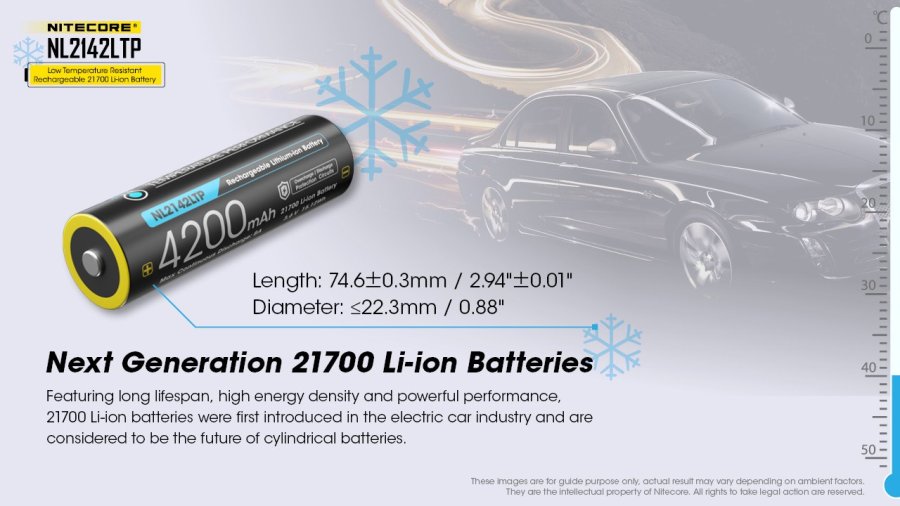 Nitecore NL2142LTP genopladeligt batteri Lithium-Ion (Li-Ion) 4200 mAh 3,6 V #9