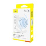 Baseus Free2Pull Udvideligt USB C til iP Ligtning hurtigopladningskabel 1 m 20 W Bl #6