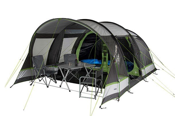 High Peak Garda 5.0 grey-green 5-person tent 11823 #5