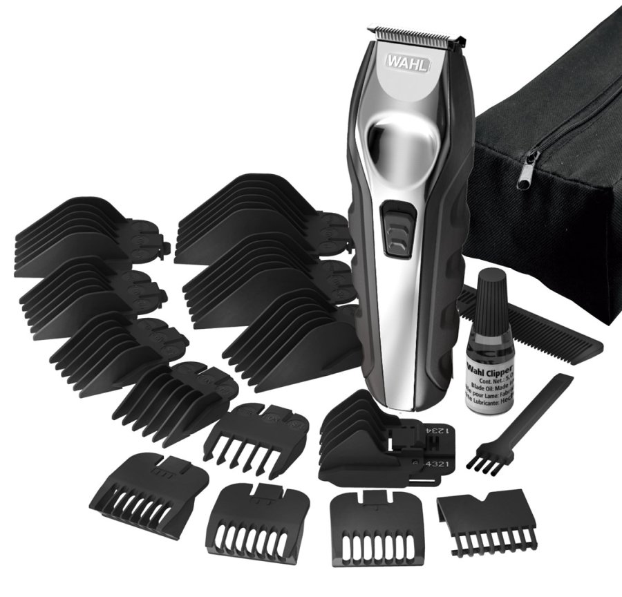 Wahl 09888-1316 skg trimmer Vekselstrm/batteri 12 2,5 cm Sort, Rustfrit stl #1