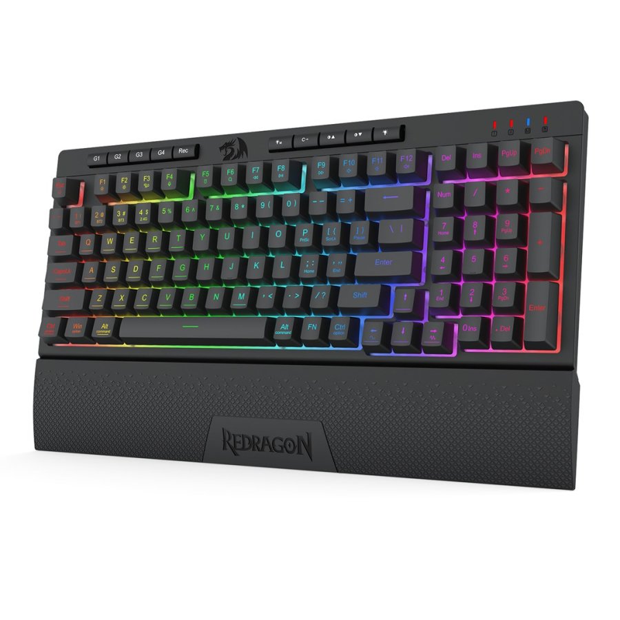 REDRAGON K515RGB-PRO tastatur USB + RF Wireless + Bluetooth Sort #4