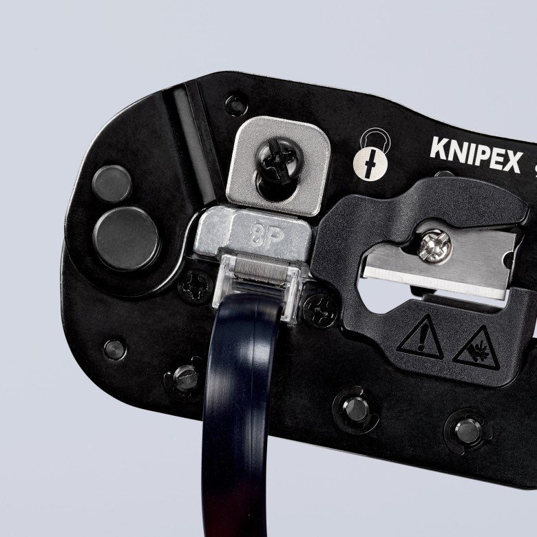 KNIPEX Crimping Pliers for RJ45 Western Plugs #17
