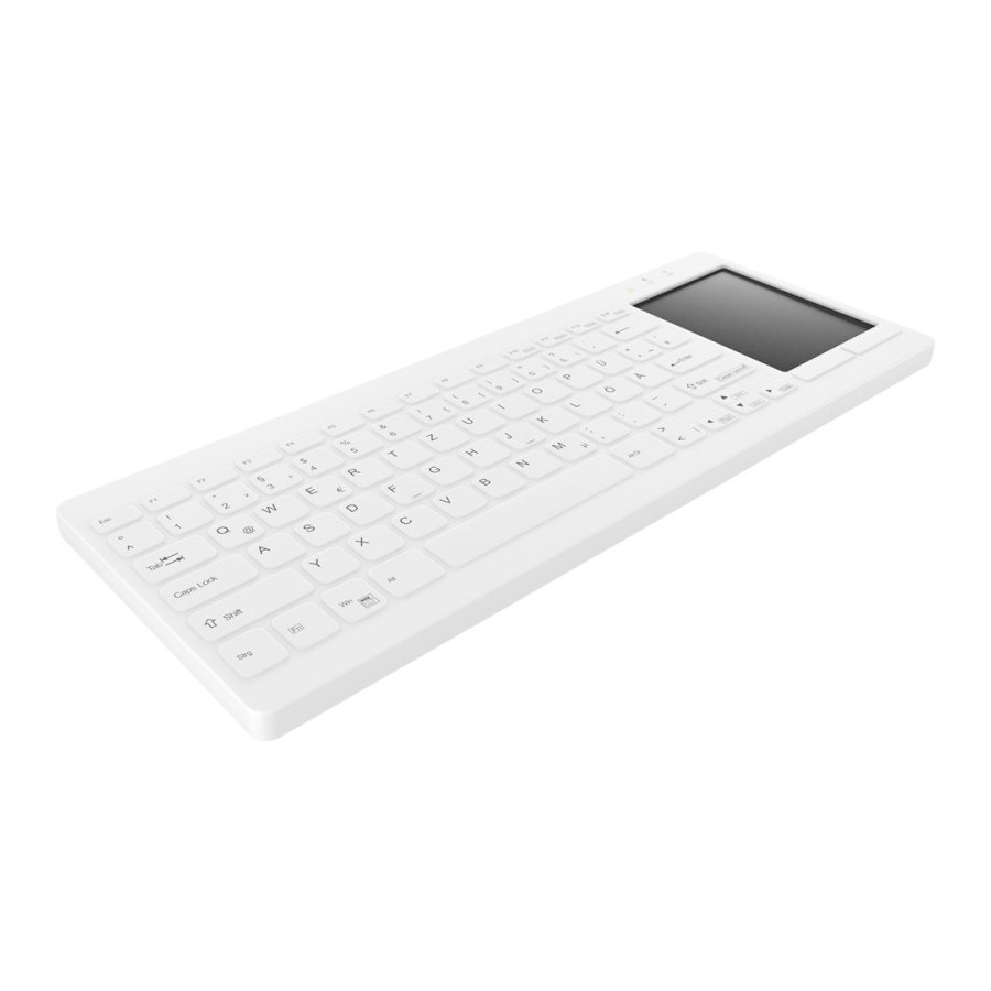 Contour Design Active Key AK-C4412F tastatur Medicinsk USB QWERTZ Tysk Hvid #2