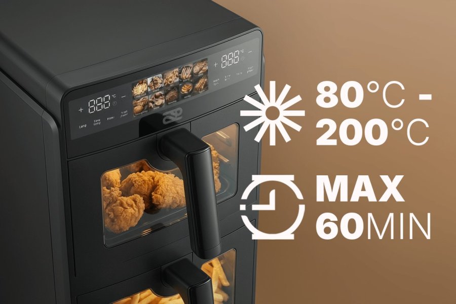 PROMIS Dobbelt vertikal fedtfri frituregryde 10 l #5