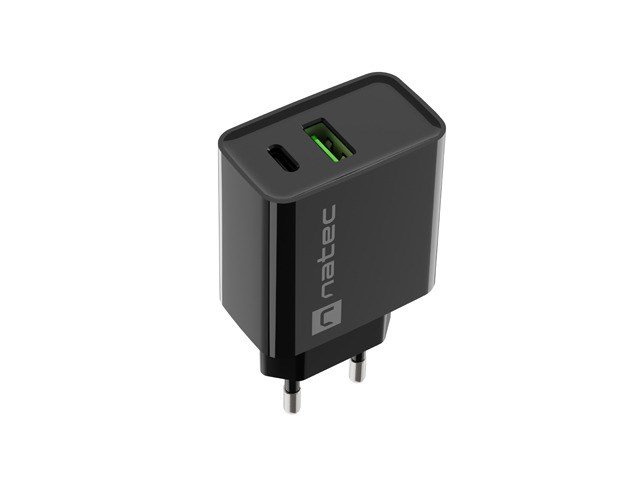NATEC NETVRK OPLADER RIBERA USB-A+USB-C 20W PD #3