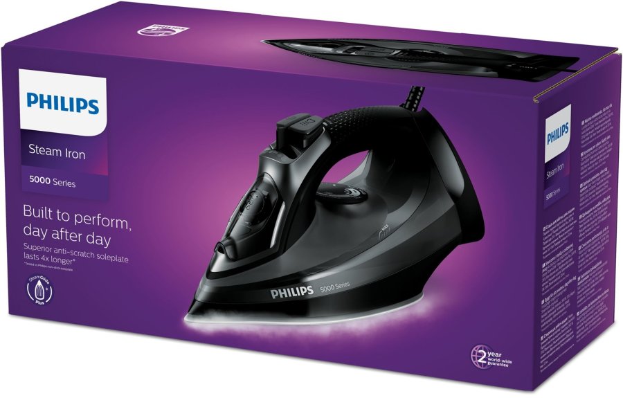 Philips 5000 series 2600 W effekt 45 g/min Konstant damp Dampstrygejern #2