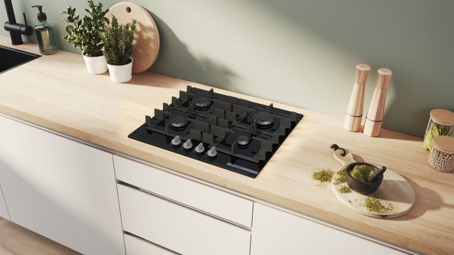 Bosch Serie 4 PNP6B6K40 gaskomfur med 4 zoner #4