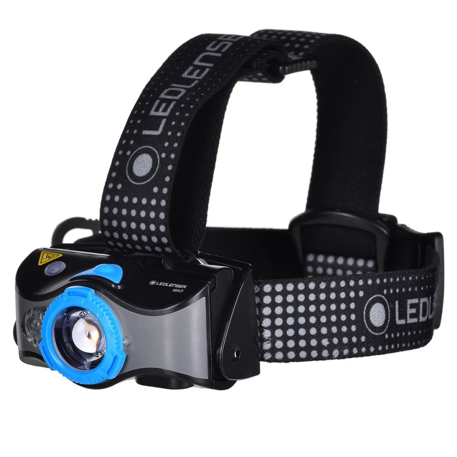 Ledlenser MH7 Sort, Bl Hovedbnd lommelygte LED #1