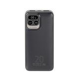 Powerbank RIVACASE 20000 mAh USB-C 20W + LCD sort (1x I/O USB-C PD 18W / PD 20W, 2x USB-A QC 3.0 18W, LCD, sort) #1