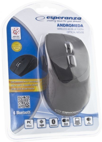 Esperanza EM123K mus Hjre hnd Bluetooth 2400 dpi #5