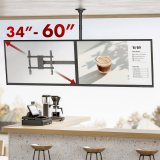 Loftmonteret holder til to Maclean-tv, maks. belastning 2x40 kg, 34-60