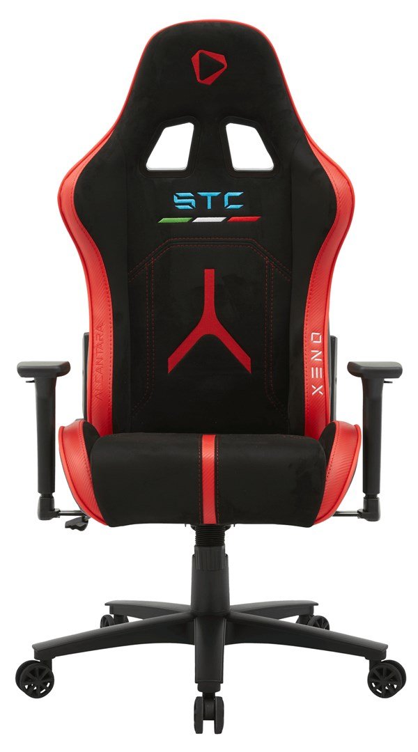 Onex AirSuede | Onex | Gaming chairs | STC Alcantara L Series | Black/Red #4
