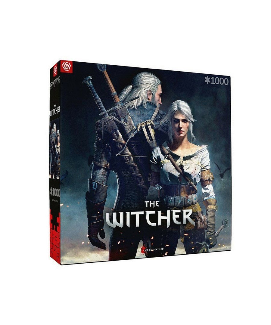 Good Loot The Witcher: Geralt & Ciri Puslespil 1000 stk #1
