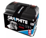 800W Graphite bndsliber med 75 x 457 mm endelst bnd og bretaske #5