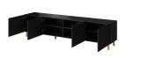 Cama RTV-skab PAFOS 200x42x52 Sort mat #2