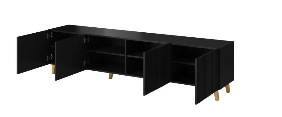 Cama RTV-skab PAFOS 200x42x52 Sort mat #2