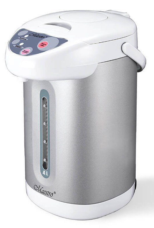 Maestro MR-084 dampgryde 4,5 L Rustfrit st�l, Hvid #1