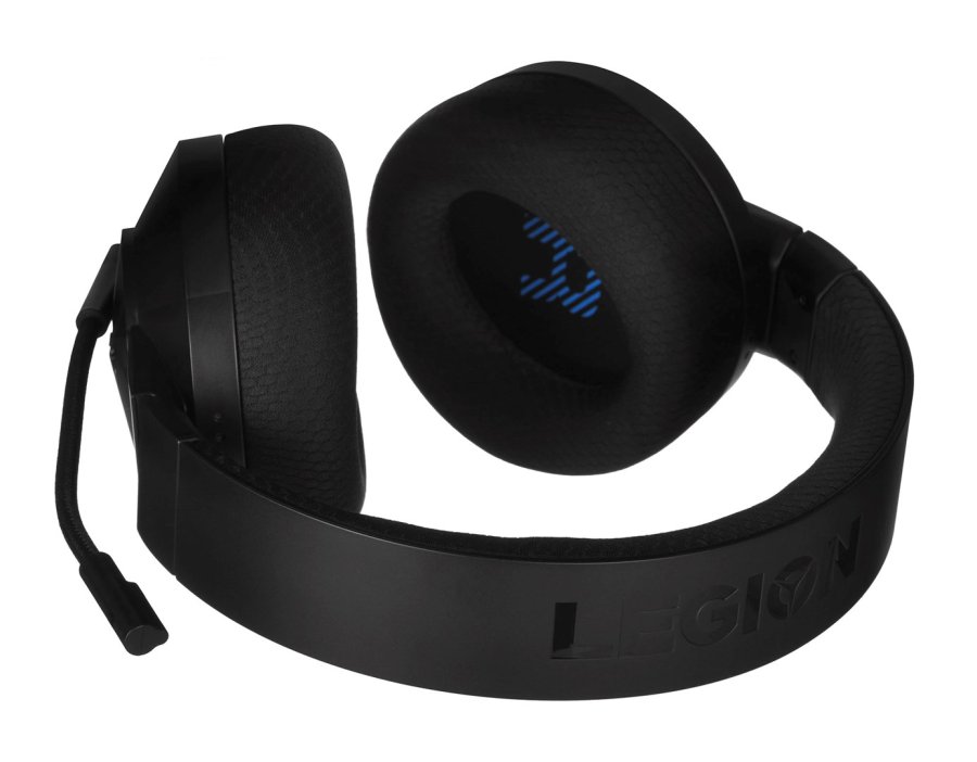 Lenovo Legion H600 Headset Kabel & trdls Spil Sort #5