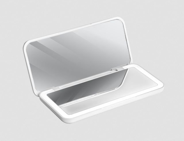 Kosmetikspejl med LED-diode, hvid KZ2010 CONCEPT #2