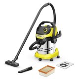 Krcher WD 5 S V-25/5/22 Rustfrit stl, Sort, Gul 25 L 1100 W #1