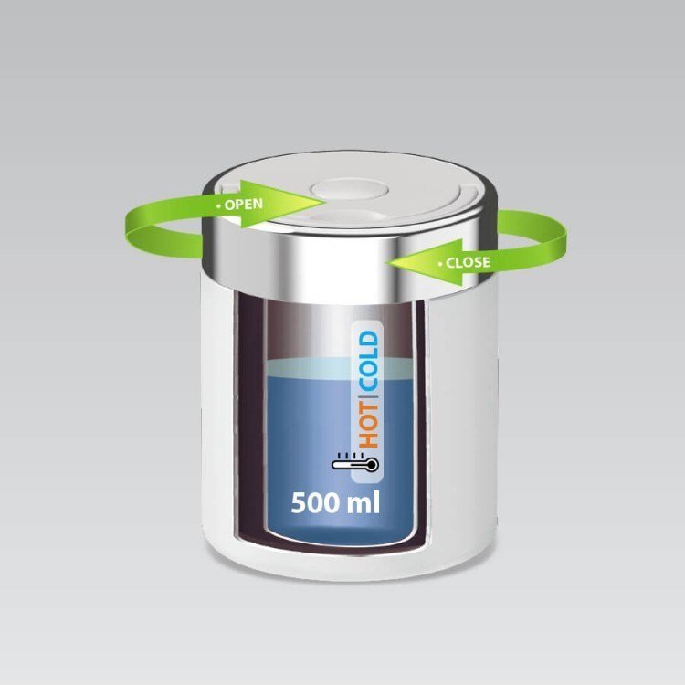 Maestro middagstermokande MR-1649-50 500 ml, hvid #3