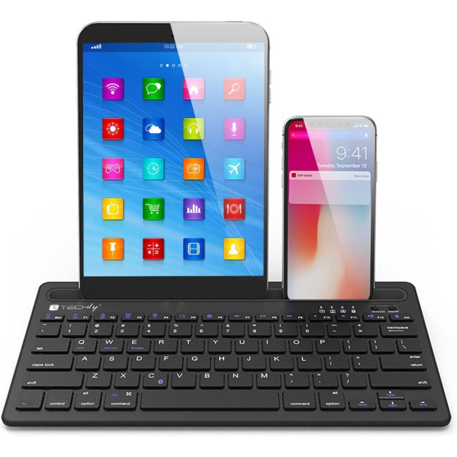 Techly ICTBK102U tastatur Universel Bluetooth QWERTY Engelsk Sort #3