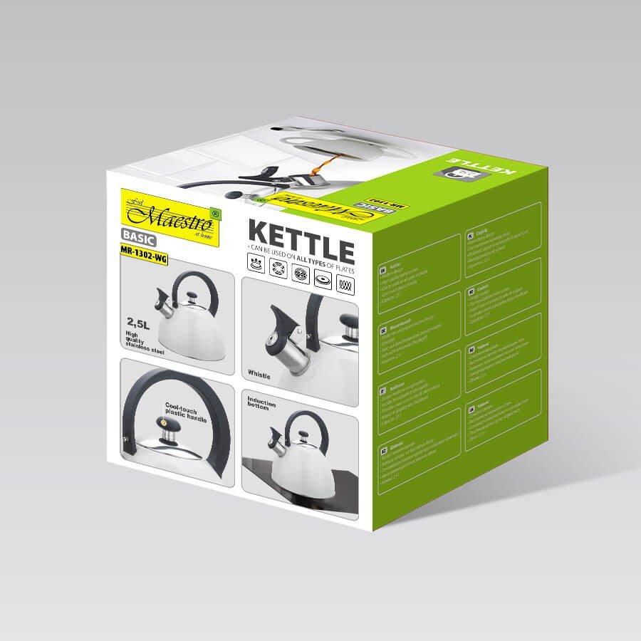 Maestro MR-1302-WG kedel 2,5 L Hvid #11